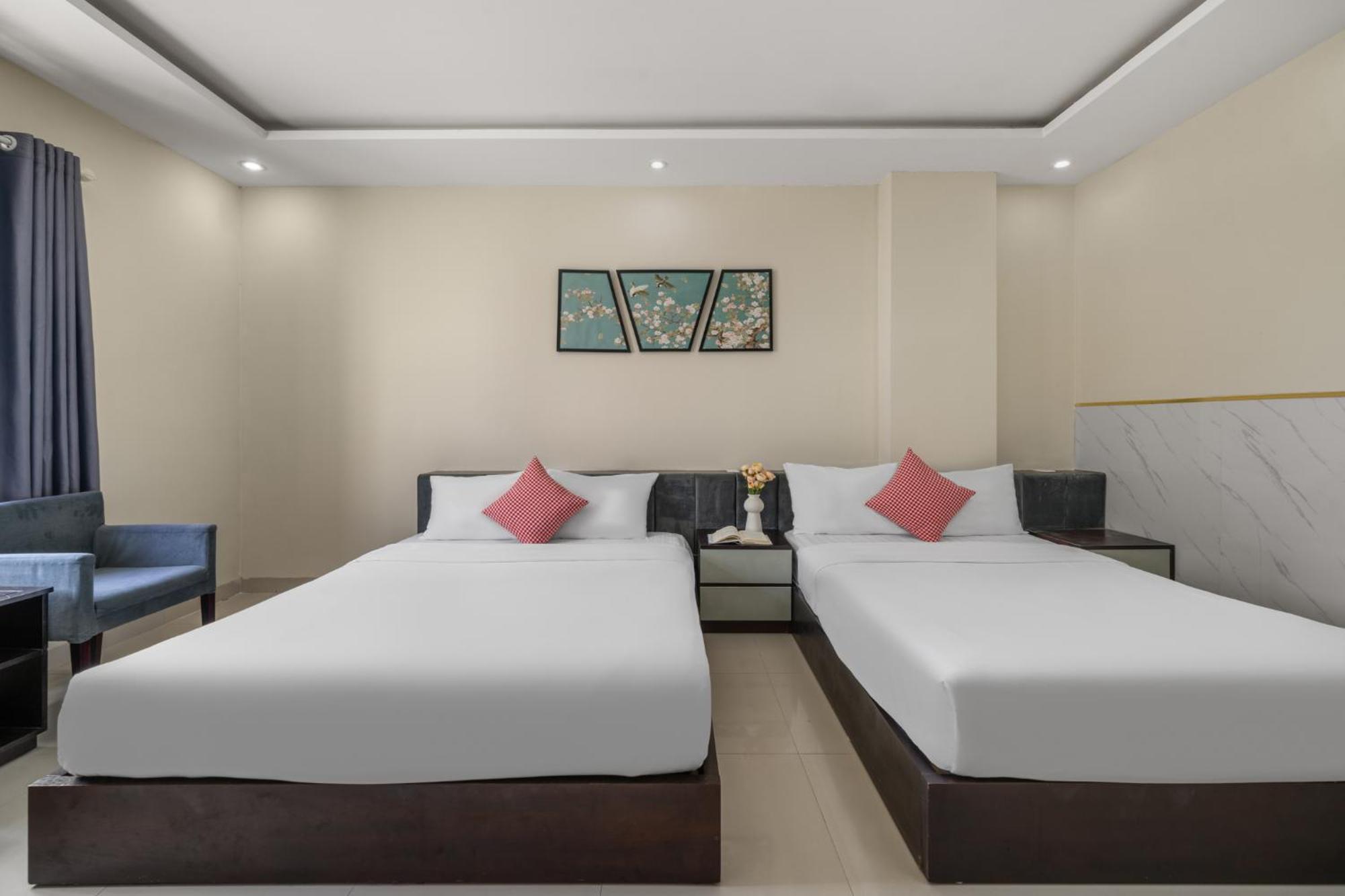 Hanoi Blue Beach Hotel Дананг Экстерьер фото